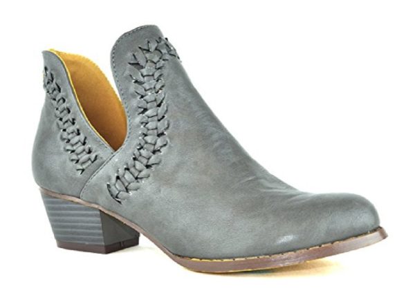 Women s Ted-8 Low Stacked Heeled Women s Ankle Boots Online Sale