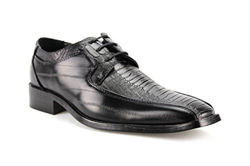 Men s W2015-3 Unique Dress Oxfords Classic Mens Shoes feat Faux Crocodile Skin Texture Online Sale