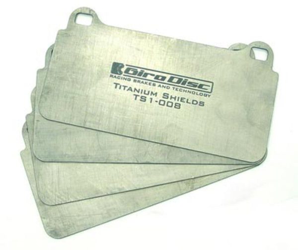 GiroDisc Ferrari 360 Front Titanium Pad Shields Online Hot Sale