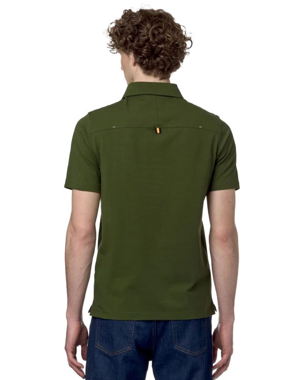 Polo Uomo K-Way Jersey Vincelle Verde Online Sale