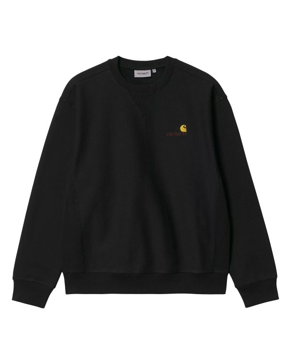 Carhartt Wip American Script Sweat Black Fashion