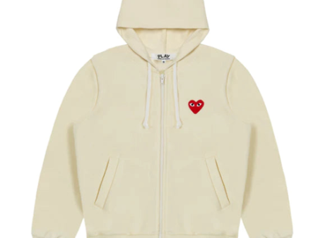 Sweat Zippé Comme Des Garçons® Coeur Rouge Fashion