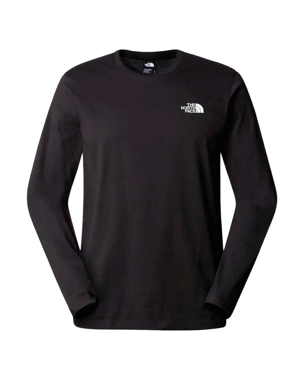 The North Face L-S Simple Dome Tee Nero Discount