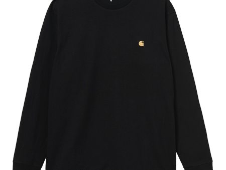 Carhartt Wip L-S Chase T-Shirt Black Cheap