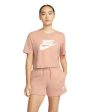 Crop tee Donna Nike Big Logo Rosa Online Sale