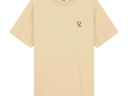 T-Shirt Arte Antwerp Teo Small Heart Cream Sale