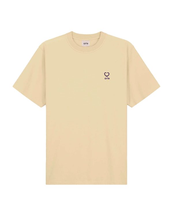 T-Shirt Arte Antwerp Teo Small Heart Cream Sale