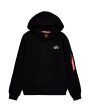 Felpa Uomo Alpha Industries Signature BP Hoody Nero Online Sale