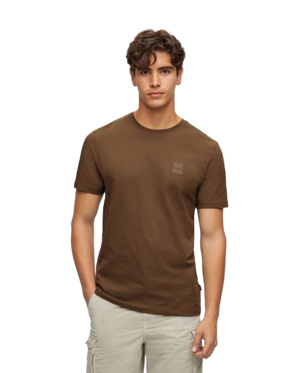 T-Shirt Uomo Boss Tales Marrone Online