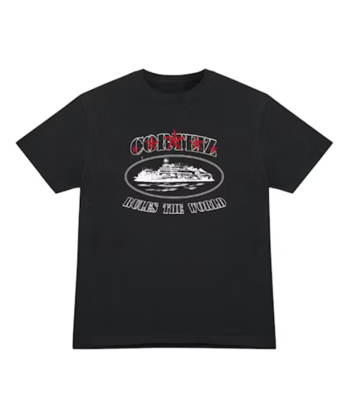 T-Shirt Corteiz® 5 Stars Alcatraz Print Discount