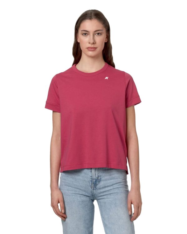 T-Shirt Donna K-Way Emel Fuxia For Cheap