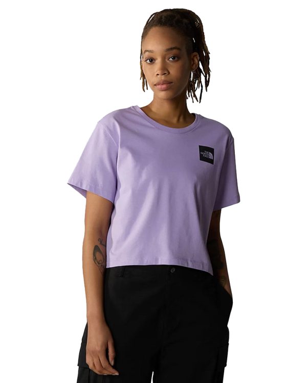 T-Shirt Donna The North Face Cropped Fine Tee Hot on Sale