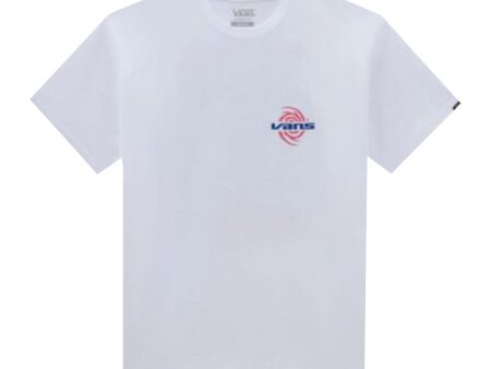 T-Shirt Vans Wormhole Warped SS tee Bianco Hot on Sale