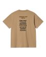 Carhartt Wip Coffee T-shirt Dusty Hamilton Brown Online