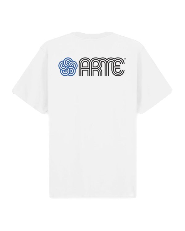 T-Shirt Arte Antwerp Teo Circle Flower White on Sale