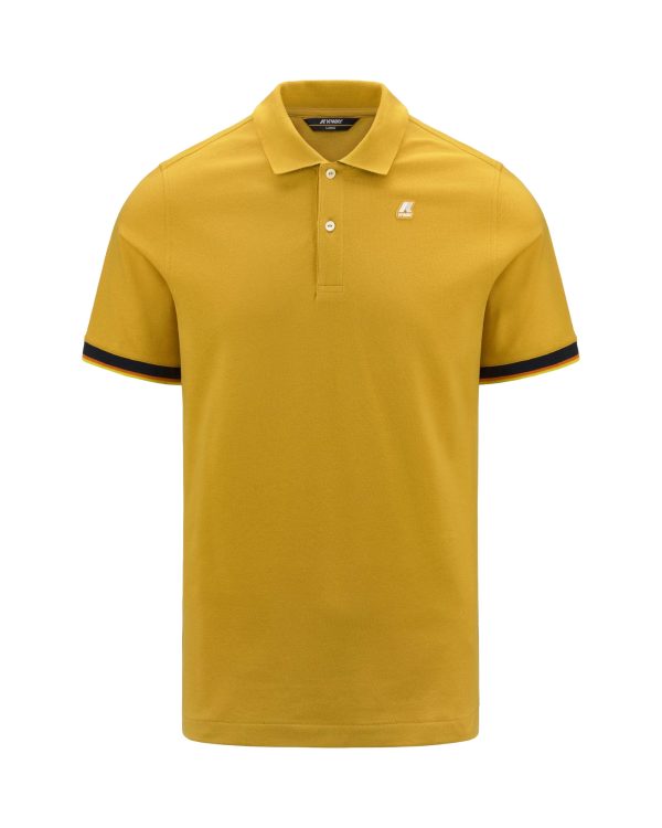 Polo Uomo K-Way Polo Vincent Yellow Mimosa Online Hot Sale