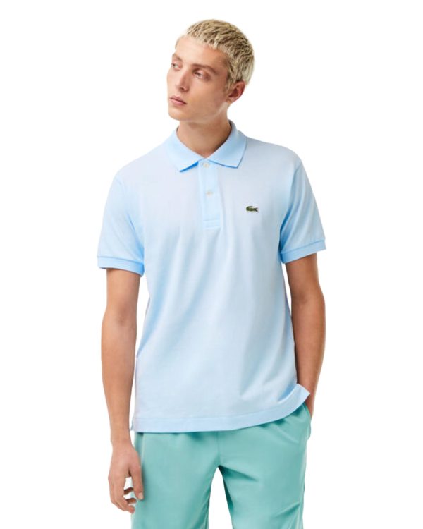 Polo Uomo Lacoste L.12.12 Celeste Hot on Sale