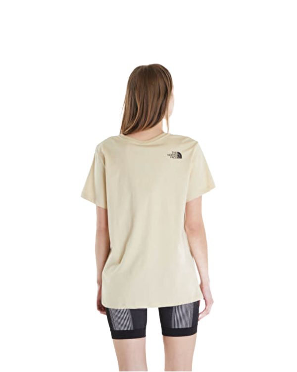 T-Shirt Donna The North Face Relaxed Fine Beige For Cheap