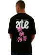 T-Shirt Arte Antwerp Flower Back Nero Hot on Sale