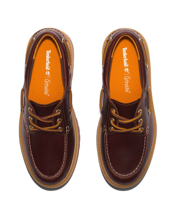 Timberland Stone Street Boat Shoe Rootbeer For Cheap