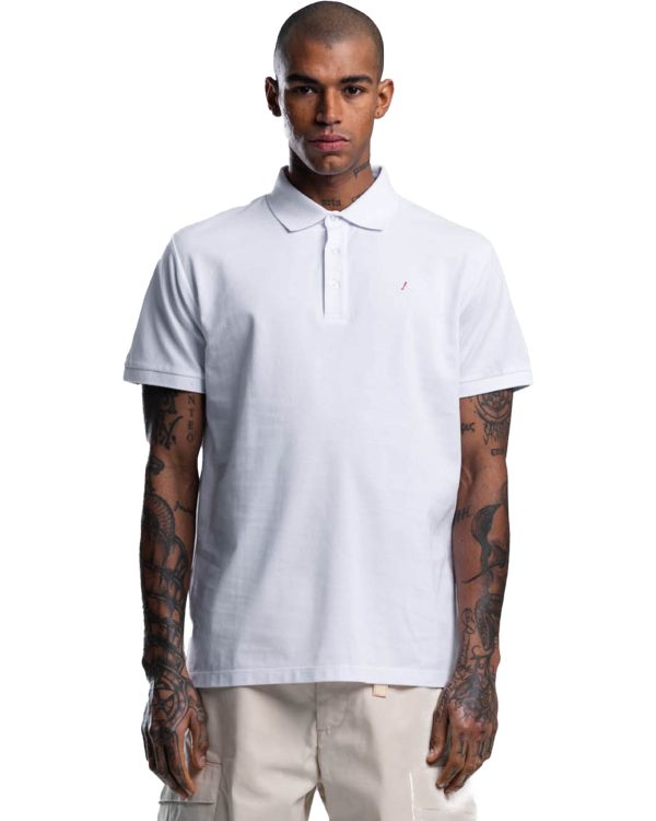 Polo Uomo After Label Wick Bianco For Cheap