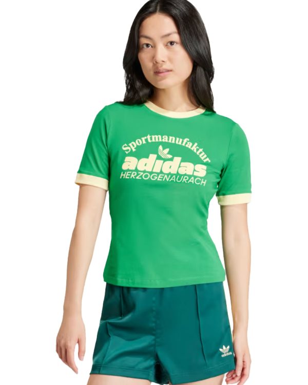 T-Shirt Donna Adidas Retro Grx Tee Verde Sale