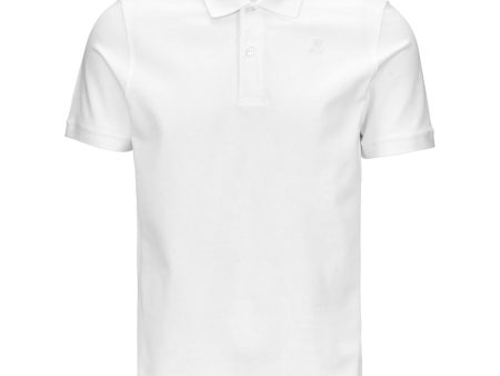 Polo Uomo K-Way Amedee White For Discount