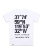 T-Shirt Donna The North Face Coordinates Relaxed Tee Bianco Online now