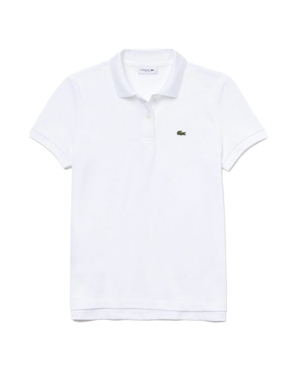 Polo Donna Lacoste Bianca Discount