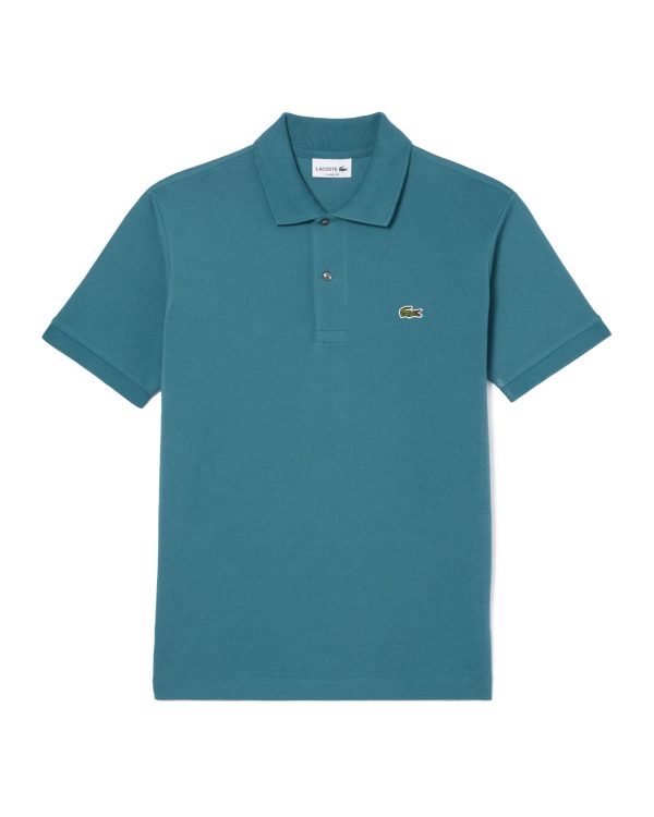 Polo Uomo Lacoste Classic L.12.12 Verde Petrolio Online Sale