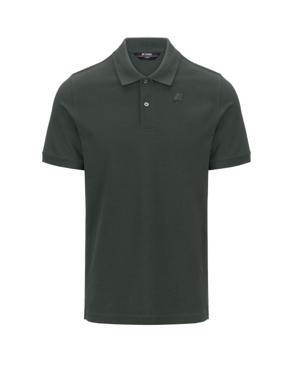 Polo Uomo K-Way Amedee Pique Verde Online