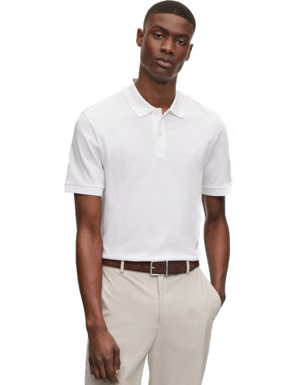 Polo Uomo Boss Polo Pallas Bianco For Discount