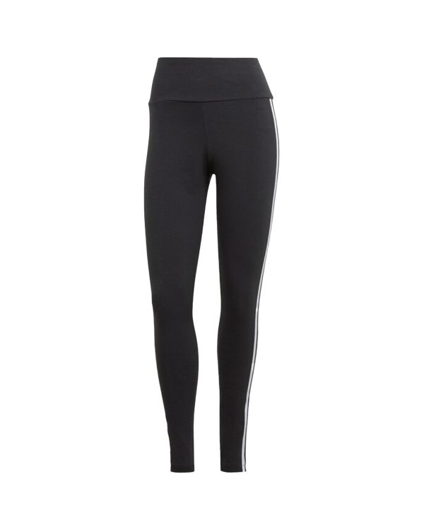 Legging Donna Adidas 3 Stripe Nero For Cheap