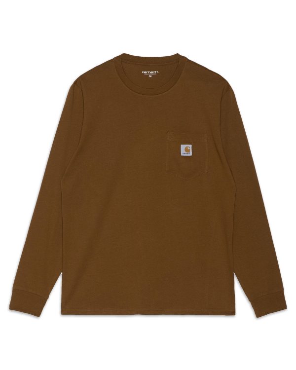 Pocket Tee Carhartt Marrone I022094-0EPXX Online Sale