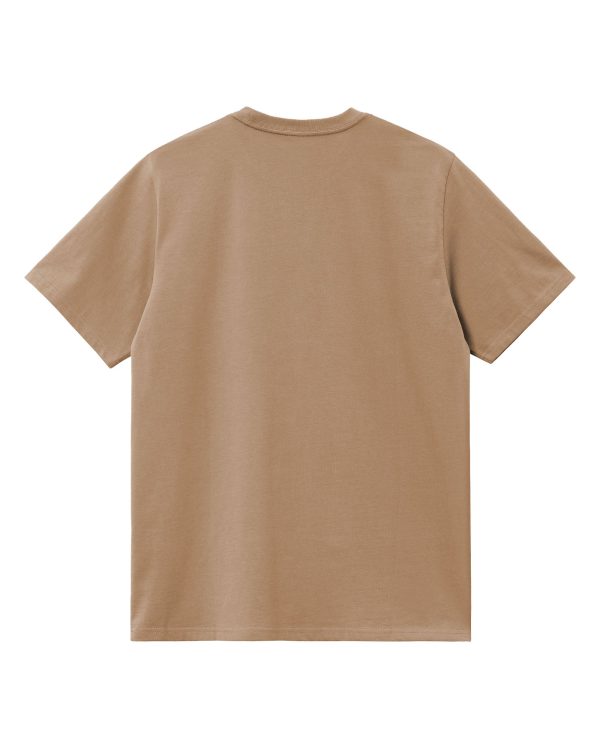 Carhartt Wip Chase T-Shirt Peanut-Gold Online Hot Sale