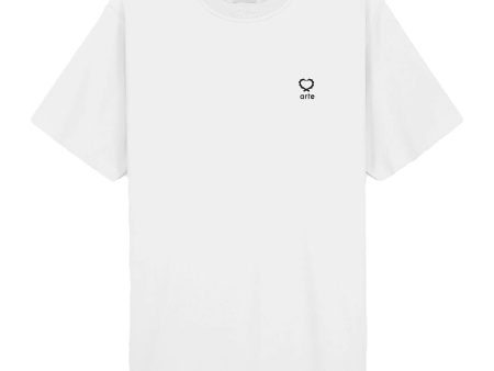 T-Shirt Arte Antwerp Teo Small Heart Bianco Hot on Sale