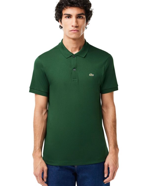 Polo Uomo Lacoste Pima verde For Discount