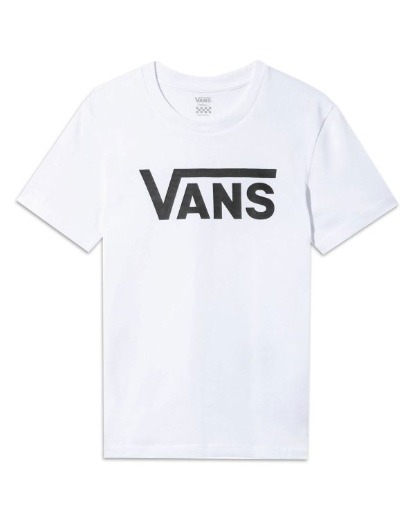 T-Shirt Donna Vans Wm Flying V Crew Tee White on Sale