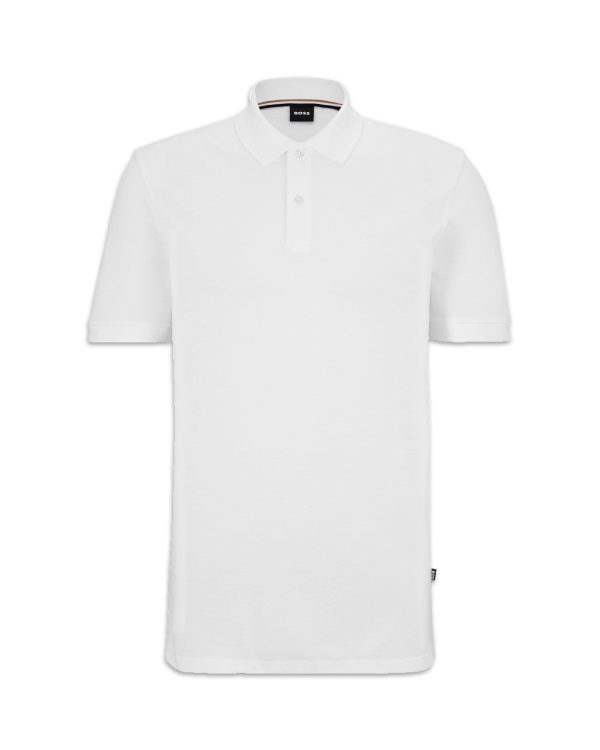 Polo Uomo Boss Polo Pallas Bianco For Discount