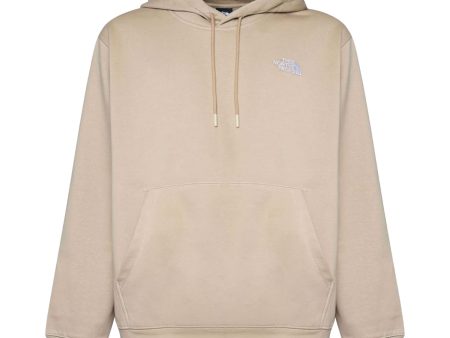 The North Face Essential Hoodie Beige Hot on Sale