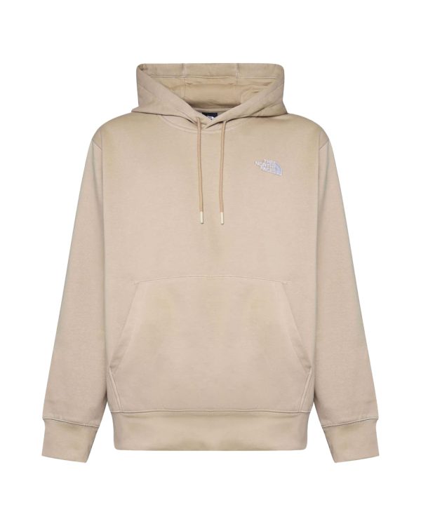 The North Face Essential Hoodie Beige Hot on Sale