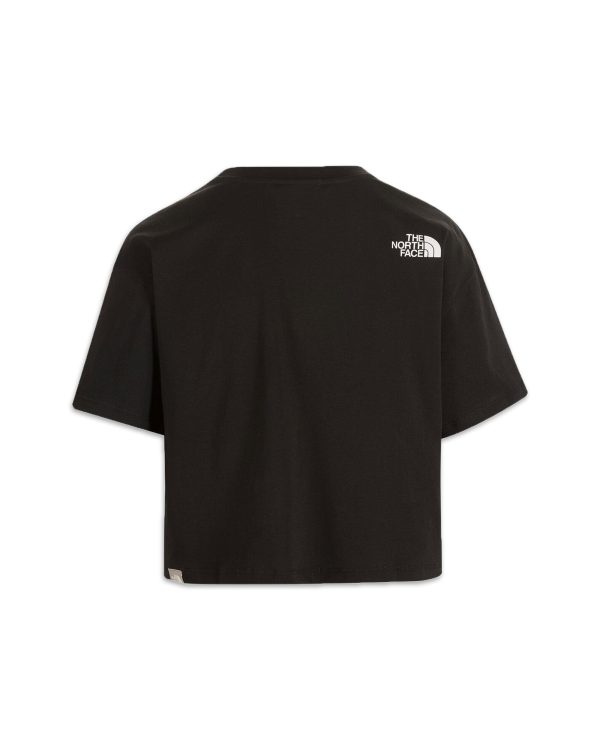 T-Shirt Donna The North Face Cropped Simple Dome Tee Nero Sale