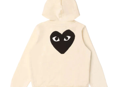 Sweat zippé à Capuche Comme Des Garçons® Coeur Noir Fashion