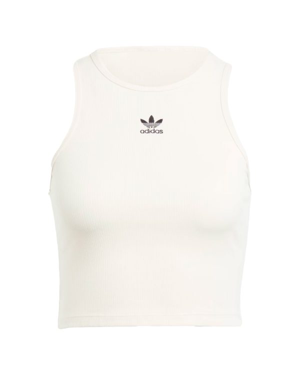 Canotta Donna Adidas Rib Tank Panna Supply