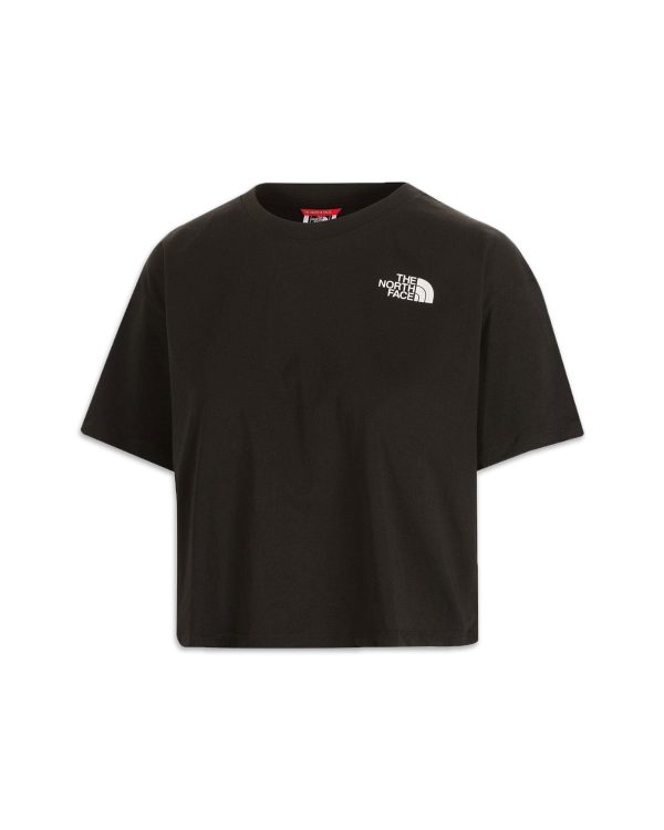 T-Shirt Donna The North Face Cropped Simple Dome Tee Nero Sale