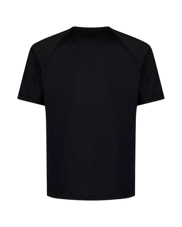 CP Company 70-2 Mercerized Jersey Logo Tee Black Cheap