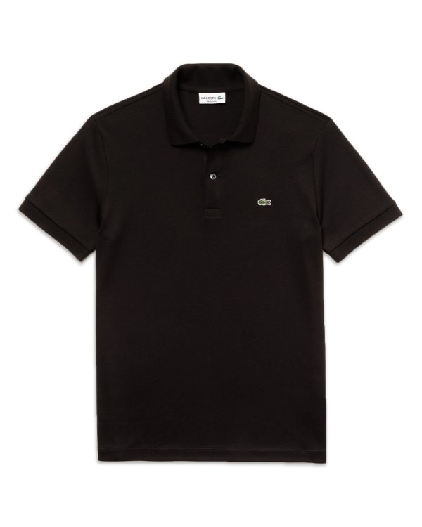 Polo Uomo Lacoste Pima Nero For Cheap