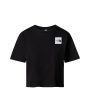 T-Shirt Donna The North Face Cropped Fine Nero Sale