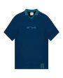 T-Shirt Arte Antwerp Taylor Collar Navy on Sale