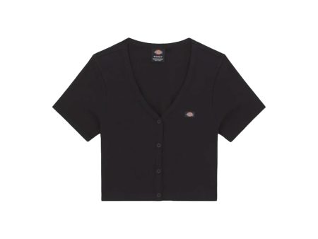 T-Shirt Donna Dickies Emporia Cardigan Nero Fashion